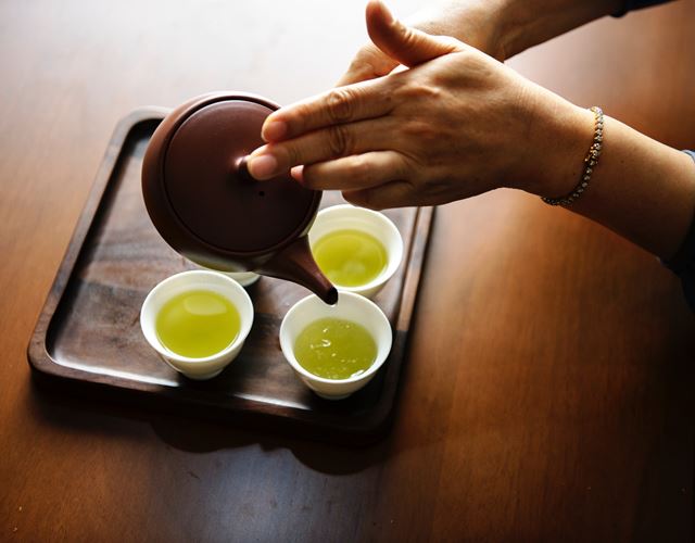 冷え対策緑茶